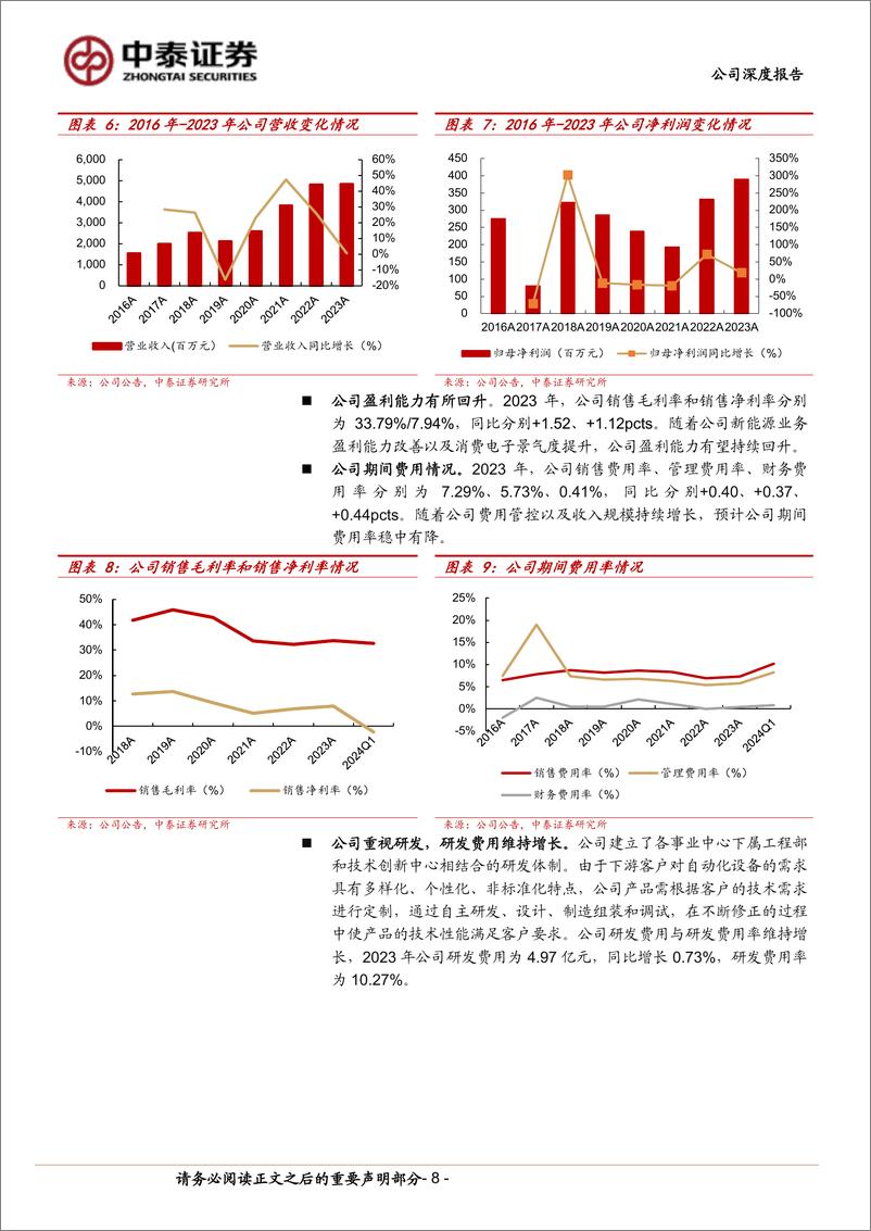 《博众精工(688097)3C自动化龙头，受益果链创新周期-240805-中泰证券-25页》 - 第8页预览图