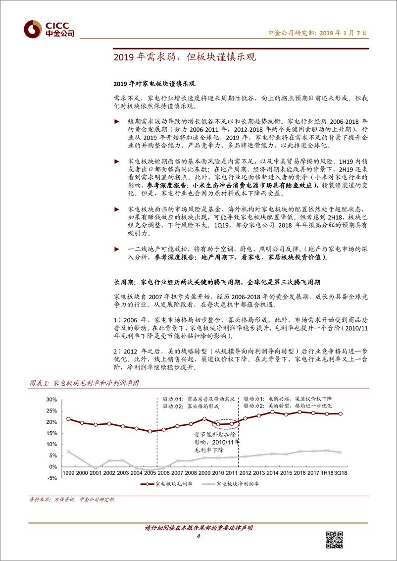 《家电及相关行业：2019年化危机为机遇，家电龙头具有全球化潜力-20190107-中金公司-30页》 - 第5页预览图