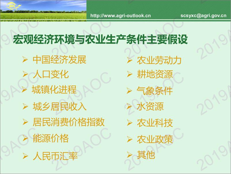 《2019中国农业展望大会：中国农业展望报告（2019-2028）-2019.4-36页》 - 第6页预览图