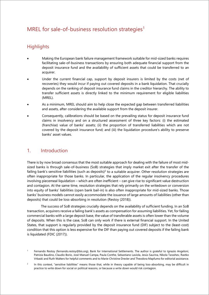 《国际清算银行-MREL用于销售业务解决策略（英）-2023.9-13页》 - 第4页预览图