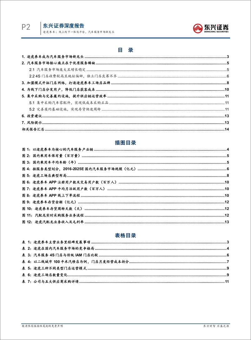 《汽车：途虎养车：线上线下一体化平台，汽车服务市场新龙头》 - 第4页预览图