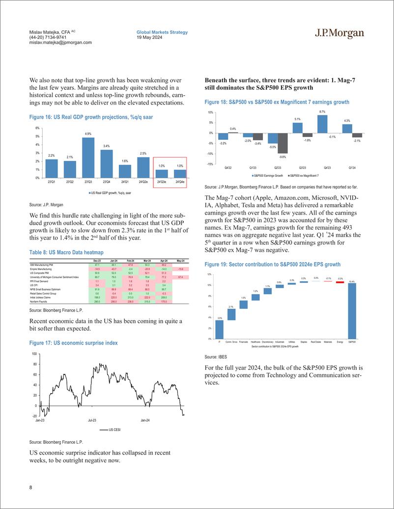 《JPMorgan-Equity Strategy Earnings trends are showing a rotation in ce...-108300076》 - 第8页预览图