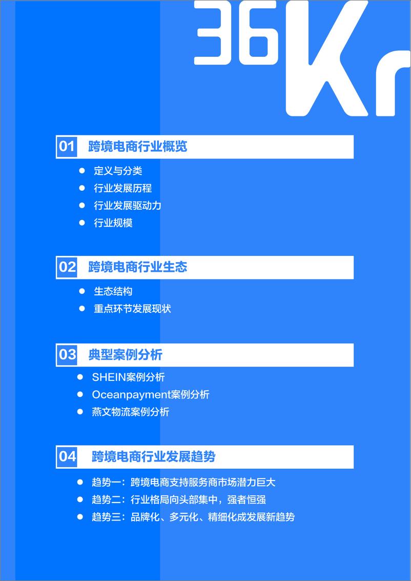 《36Kr-2022年中国跨境电商行业研究报告》 - 第4页预览图