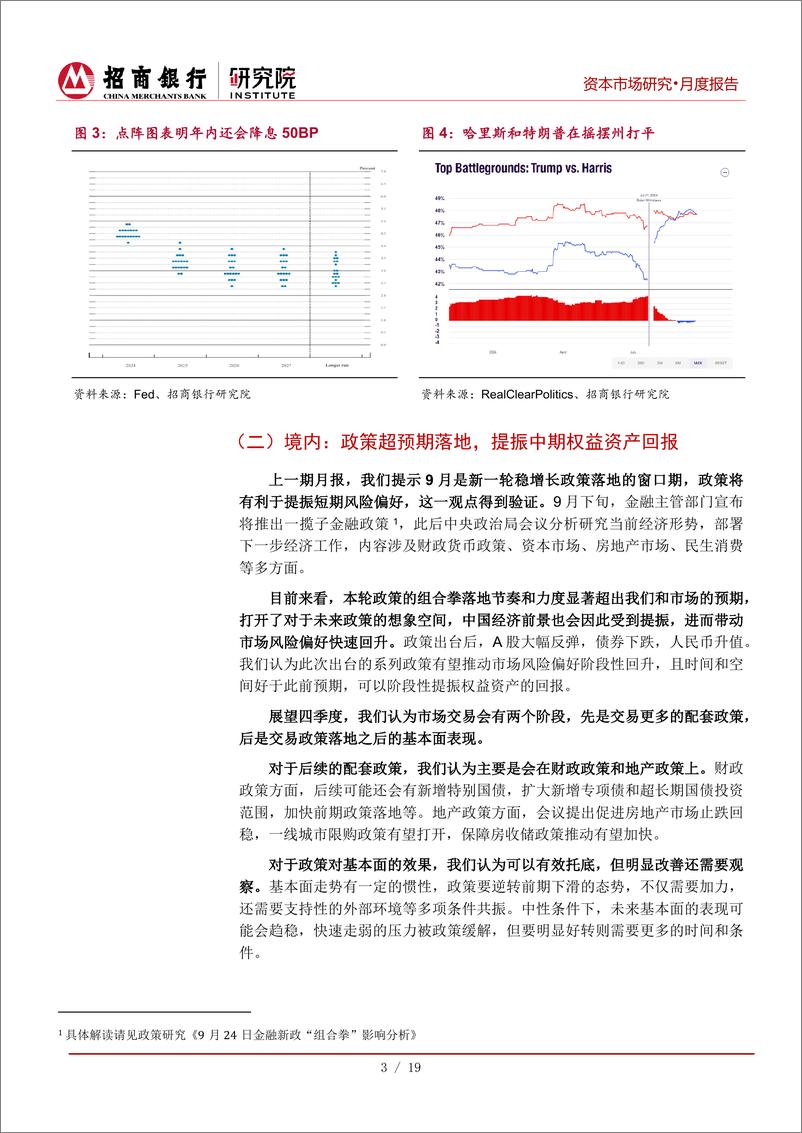 《资本市场四季报(2024年10月)：境内政策超预期快速提升风险偏好，可阶段性增配股票-240929-招商银行-24页》 - 第8页预览图