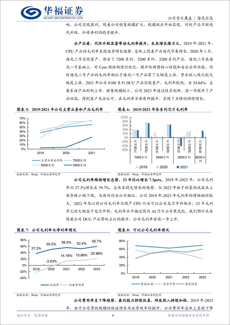 《海光信息(688041)国产CPU%2bDCU龙头，AI算力国产化势不可逆-240514-华福证券-24页》 - 第5页预览图