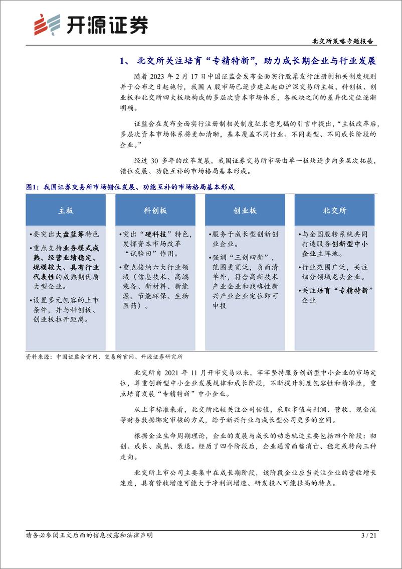 《北交所策略专题报告：北交所高成长股投资价值突出，紧抓专精特新和新兴行业两大主线-20230722-开源证券-21页》 - 第4页预览图