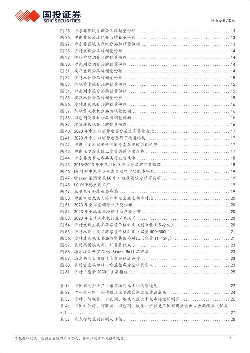 《家电行业专题：中东家电空间广阔，中国企业如何乘风破浪？-241204-国投证券-30页》 - 第4页预览图