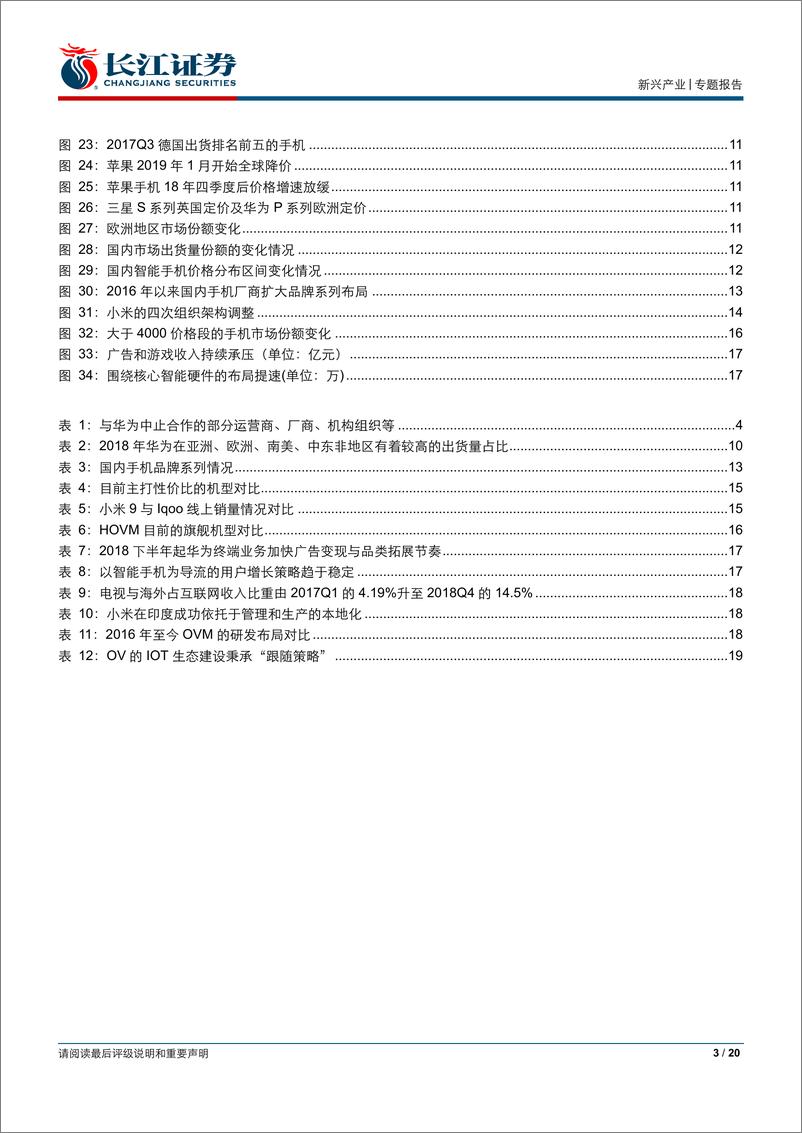 《新兴产业跟踪之智能手机：蛋糕将如何划分-20190531-长江证券-20页》 - 第4页预览图