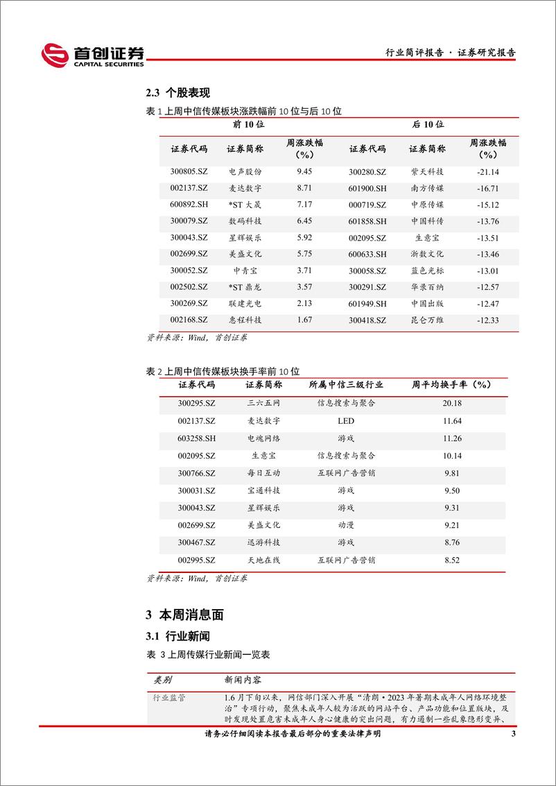 《传媒行业简评报告：文娱消费超预期复苏，关注相关标的边际变化-20230913-首创证券-17页》 - 第5页预览图