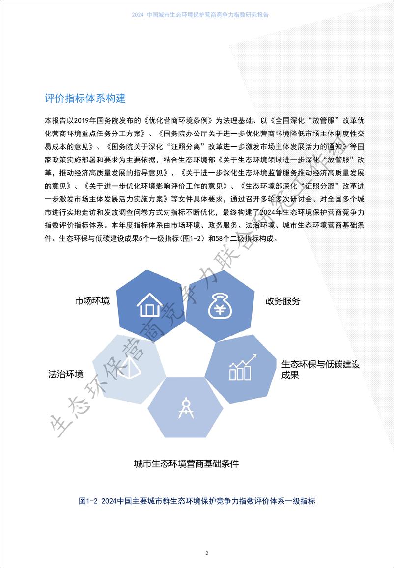 《2024 中国城市生态环境保护营商竞争力指数研究报告》 - 第5页预览图