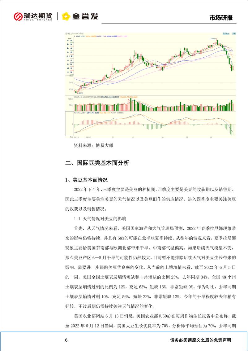 《豆类半年报：三季度供应或有限，四季度看美豆产量-20220627-瑞达期货-29页》 - 第8页预览图