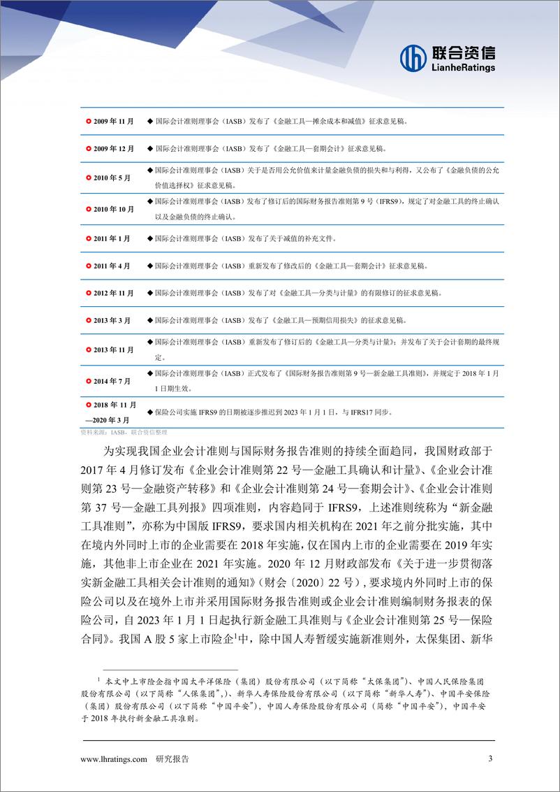 《透视金融资产风险真谛——IFRS9对保险行业影响深度解析-241226-联合资信-17页》 - 第3页预览图