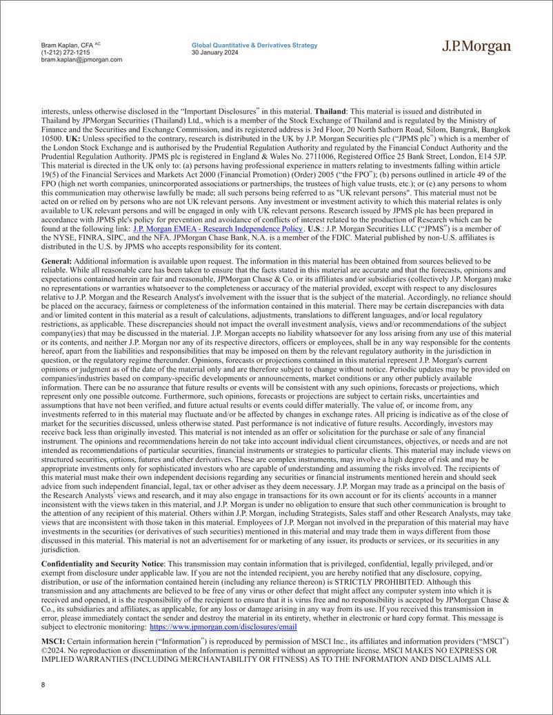 《JPMorgan-US Equity Financing and AIR TRF Monitor Jan 30, 2024-106228673》 - 第8页预览图