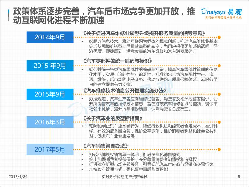 《中国汽车后市场电商专题分析2017年上半年V1》 - 第8页预览图