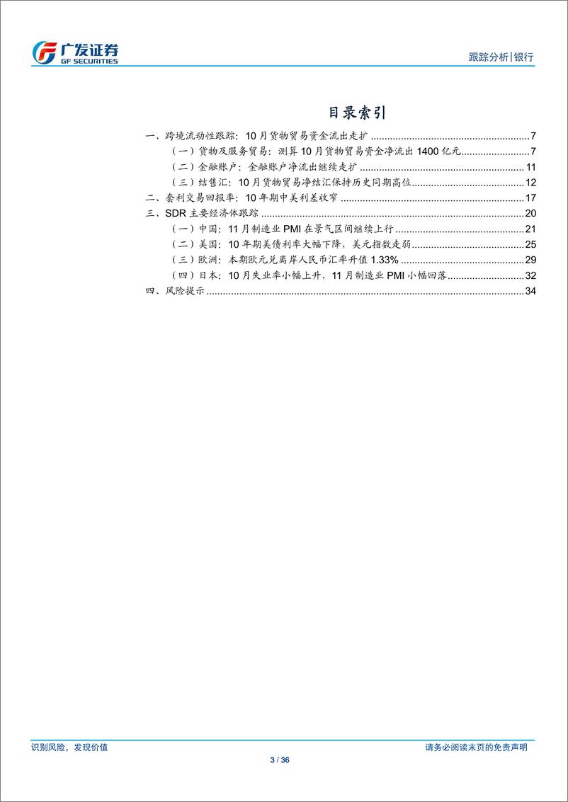 《银行业跨境流动性跟踪月报：净结汇保持同期高位-241201-广发证券-36页》 - 第3页预览图