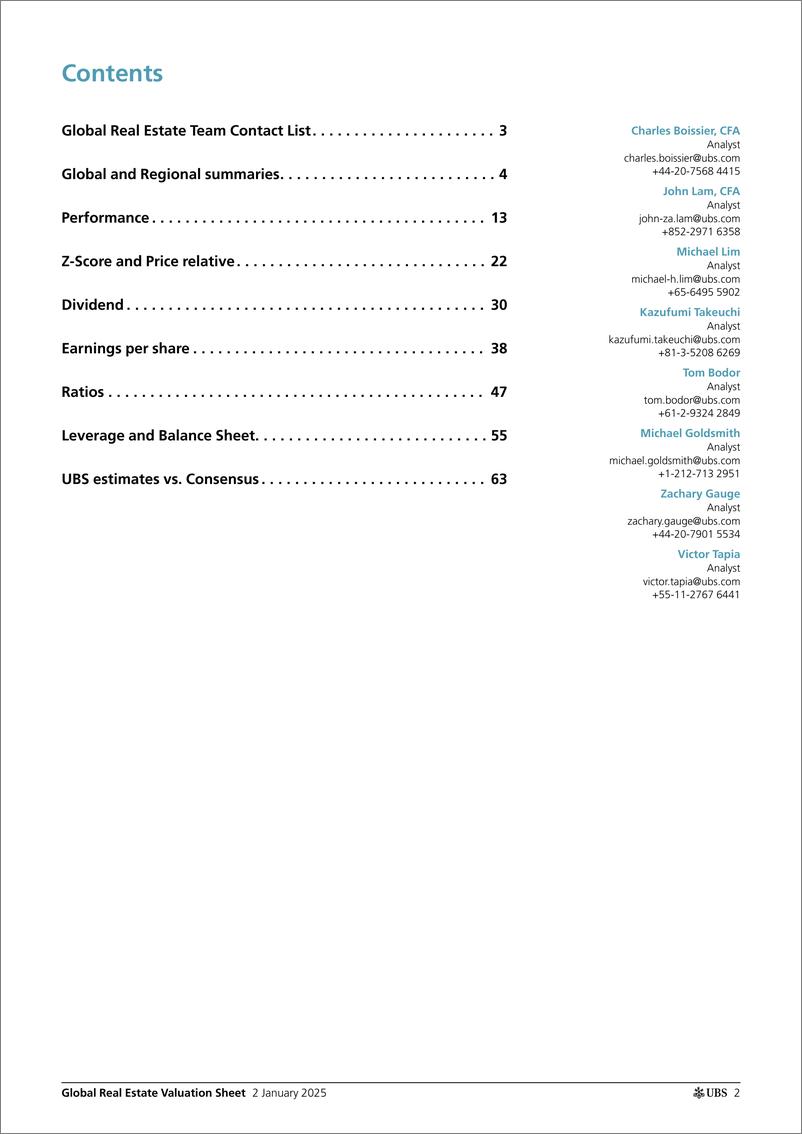 《UBS Equities-Global Real Estate Valuation Sheet _Key valuation metrics o...-112568747》 - 第2页预览图