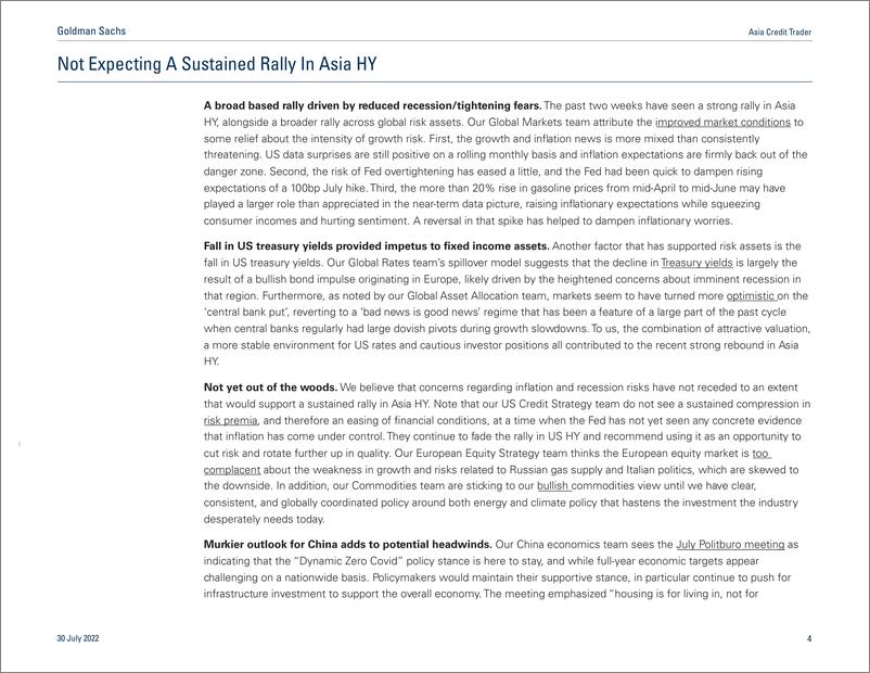 《Asia Credit Trade Not Expecting A Sustained Rally In Asia HY(1)》 - 第5页预览图