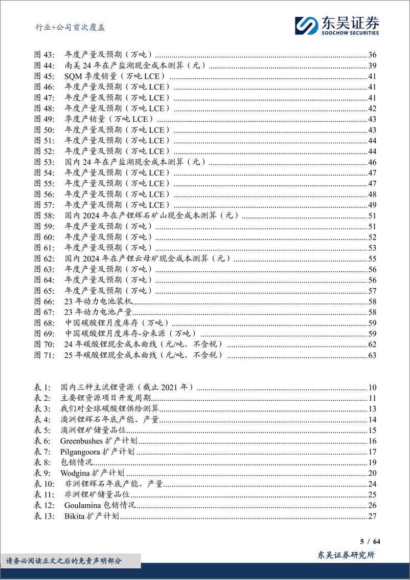 《能源金属行业+公司首次覆盖：成本为盾、需求为锚，锂价底部区间将至——全球锂资源供给梳理-20240209-东吴证券-79页》 - 第5页预览图