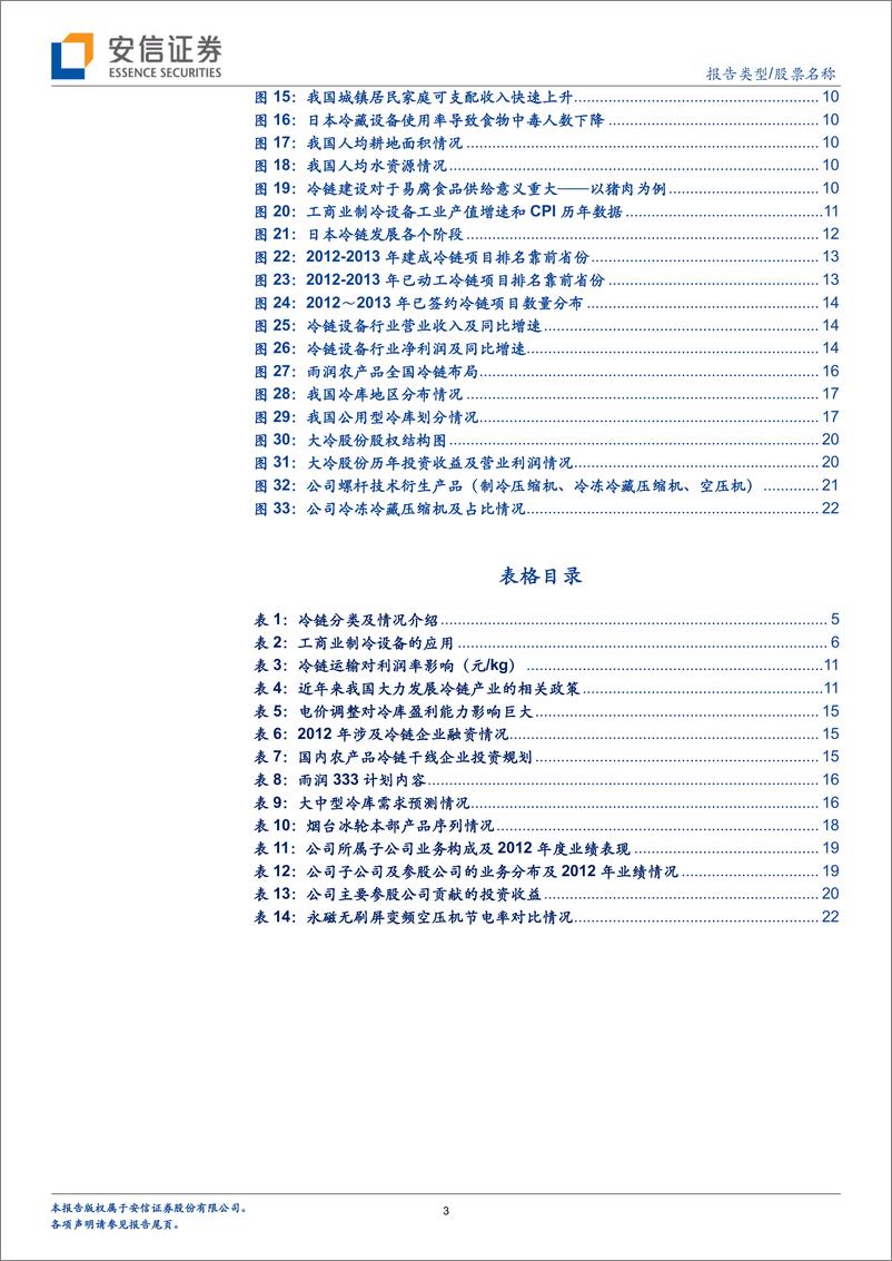 《安信证券-通用设备：冷链设备行业复苏 再迎发展新机遇》 - 第3页预览图