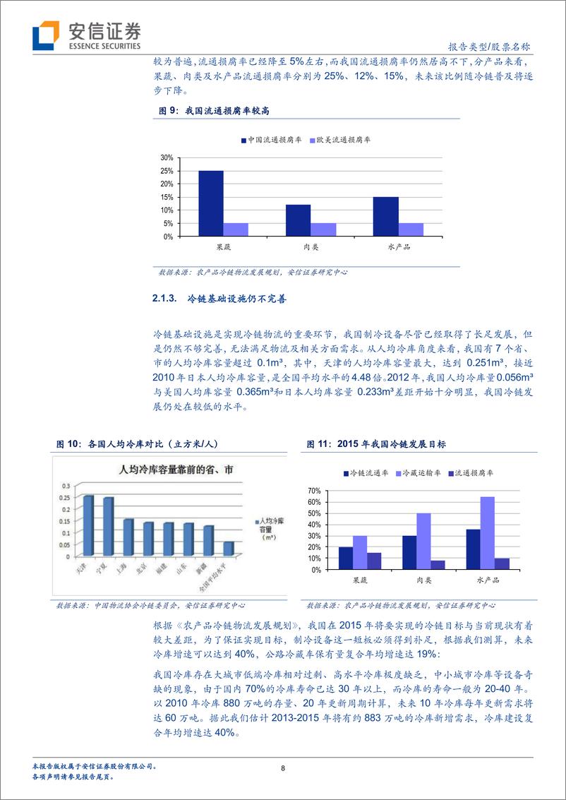 《安信证券-通用设备：冷链设备行业复苏 再迎发展新机遇》 - 第8页预览图