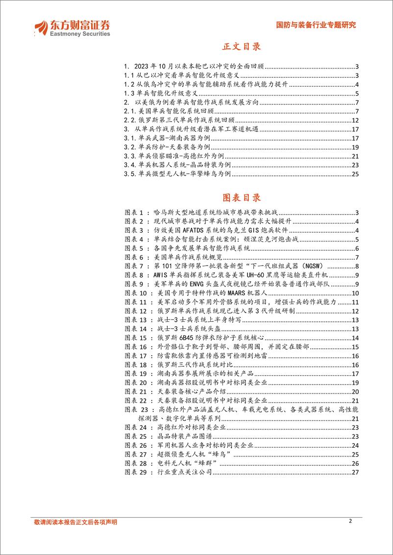 《国防与装备行业专题研究-大国重兵专题二：从美俄单兵作战系统发展看我国单兵综合系统升级需求-240409-东方财富证券-28页》 - 第2页预览图