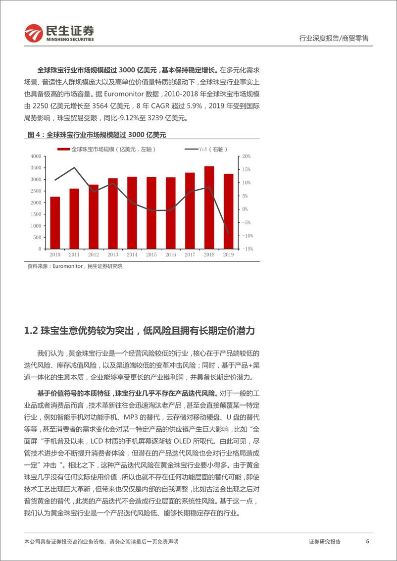 《黄金珠宝行业深度报告：从产品本质到供需两侧，探索价值符号的生意经-20220524-民生证券-34页》 - 第6页预览图