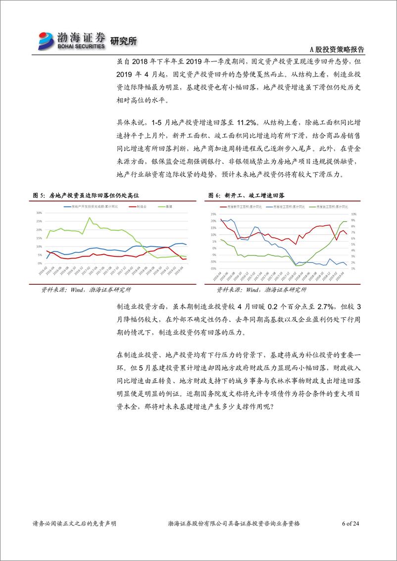 《A股市场下半年投资策略报告：政策风已至，静待云开时-20190628-渤海证券-24页》 - 第7页预览图