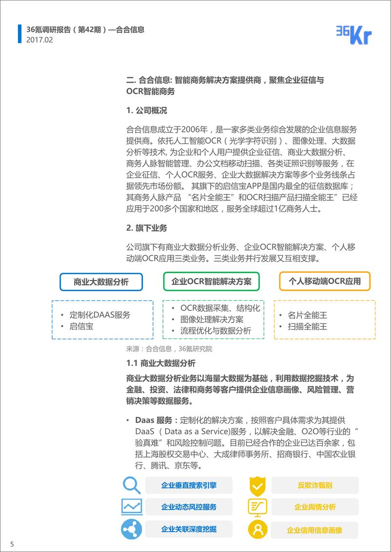 《合合信息-36Kr-调研报告-170222》 - 第5页预览图