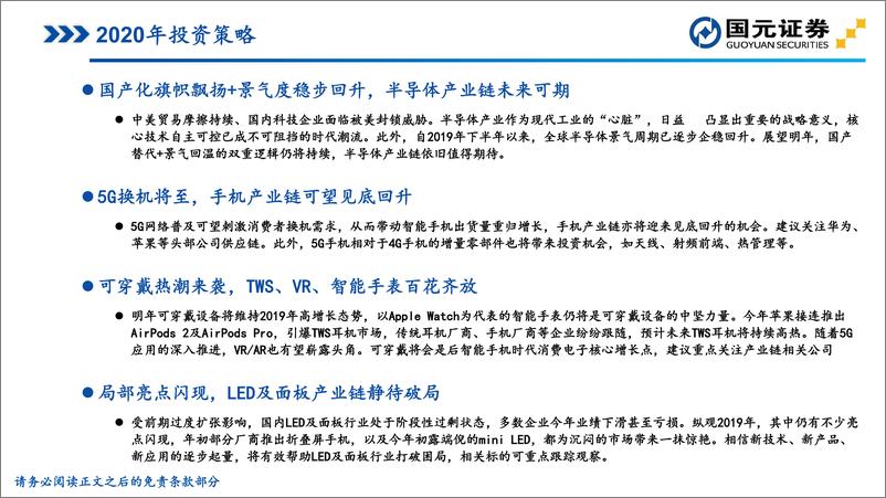 《2020年电子行业策略：春江水暖，冰消雪融-20191217-国元证券-66页》 - 第3页预览图