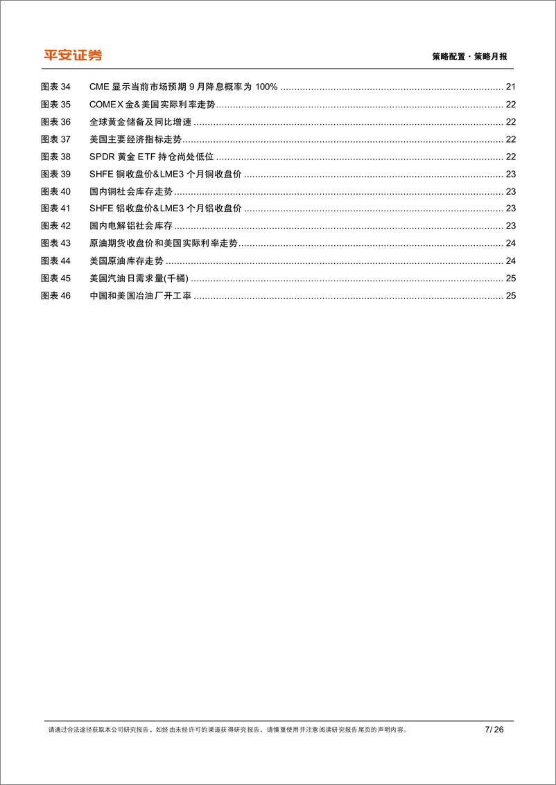 《8月大类资产展望：国内稳增长重要性提升，海外关注衰退预期演绎-240805-平安证券-26页》 - 第7页预览图