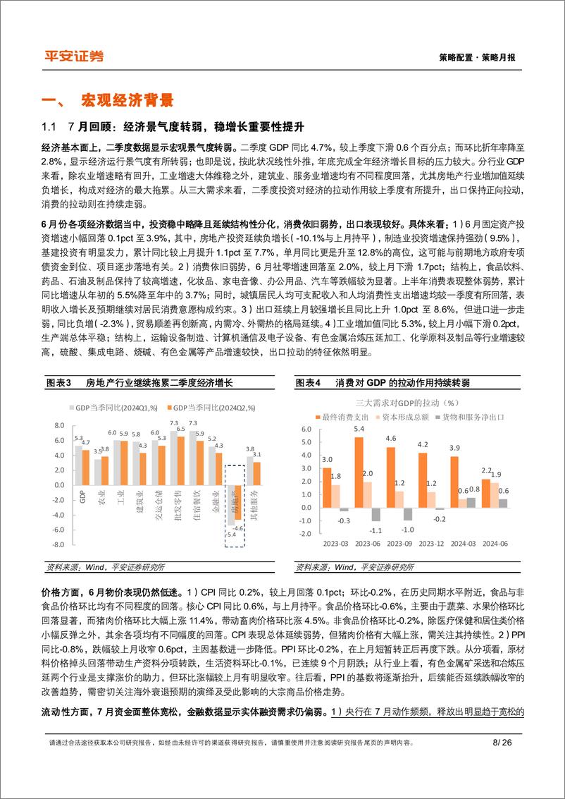 《8月大类资产展望：国内稳增长重要性提升，海外关注衰退预期演绎-240805-平安证券-26页》 - 第8页预览图