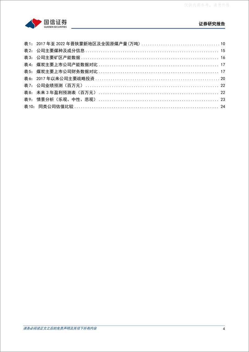 《国信证券-陕西煤业(601225)坐拥陕西优质资源，增产保供行稳致远-230511》 - 第4页预览图