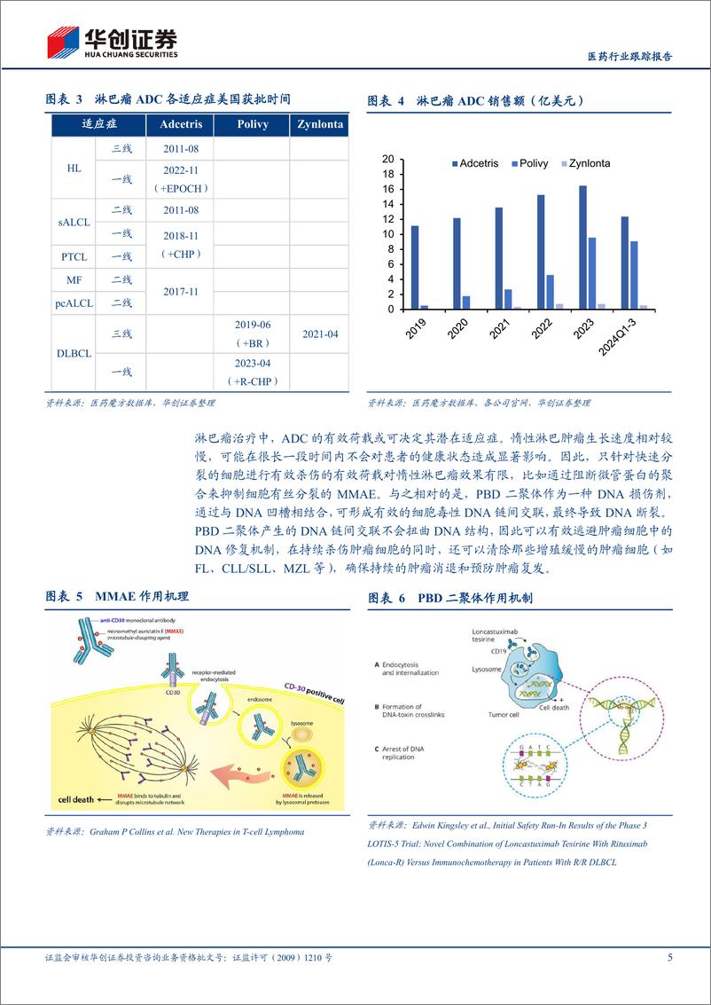 《医药行业跟踪报告：两款ROR1＋ADC多瘤种读出积极数据，基石药业CS5001具备BIC潜力-241224-华创证券-21页》 - 第5页预览图