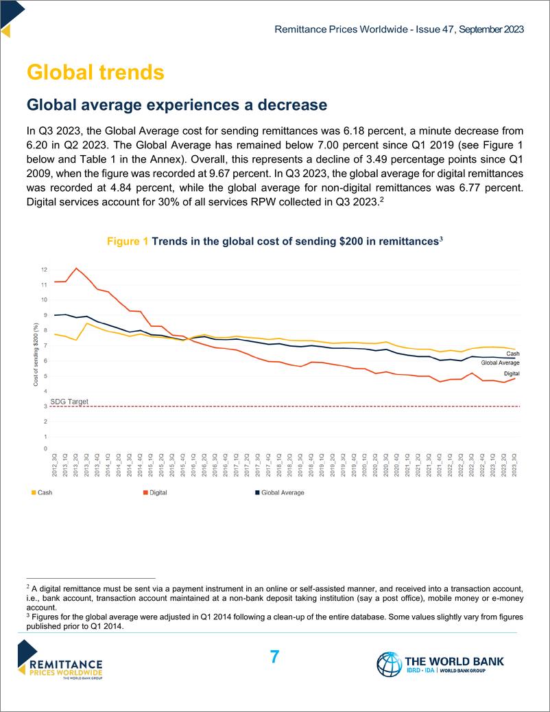 《2023年第三季度全球汇款成本》 - 第7页预览图