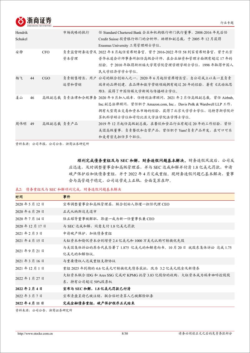 《社会服务行业专题报告：瑞幸咖啡，联营合伙门店加速，“产品 渠道”珠联璧合-20221125-浙商证券-30页》 - 第8页预览图