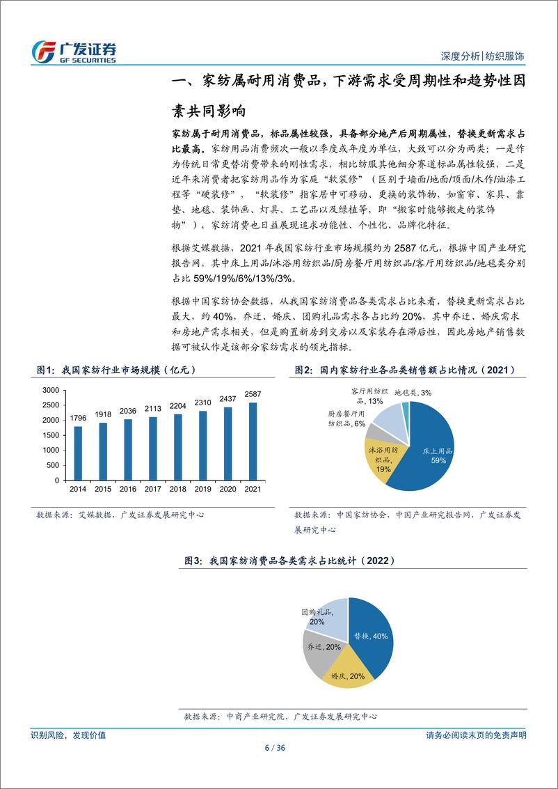 《纺织服饰行业：家纺行业，头部公司成长确定性强，高分红、低估值属性显著-240422-广发证券-36页》 - 第6页预览图