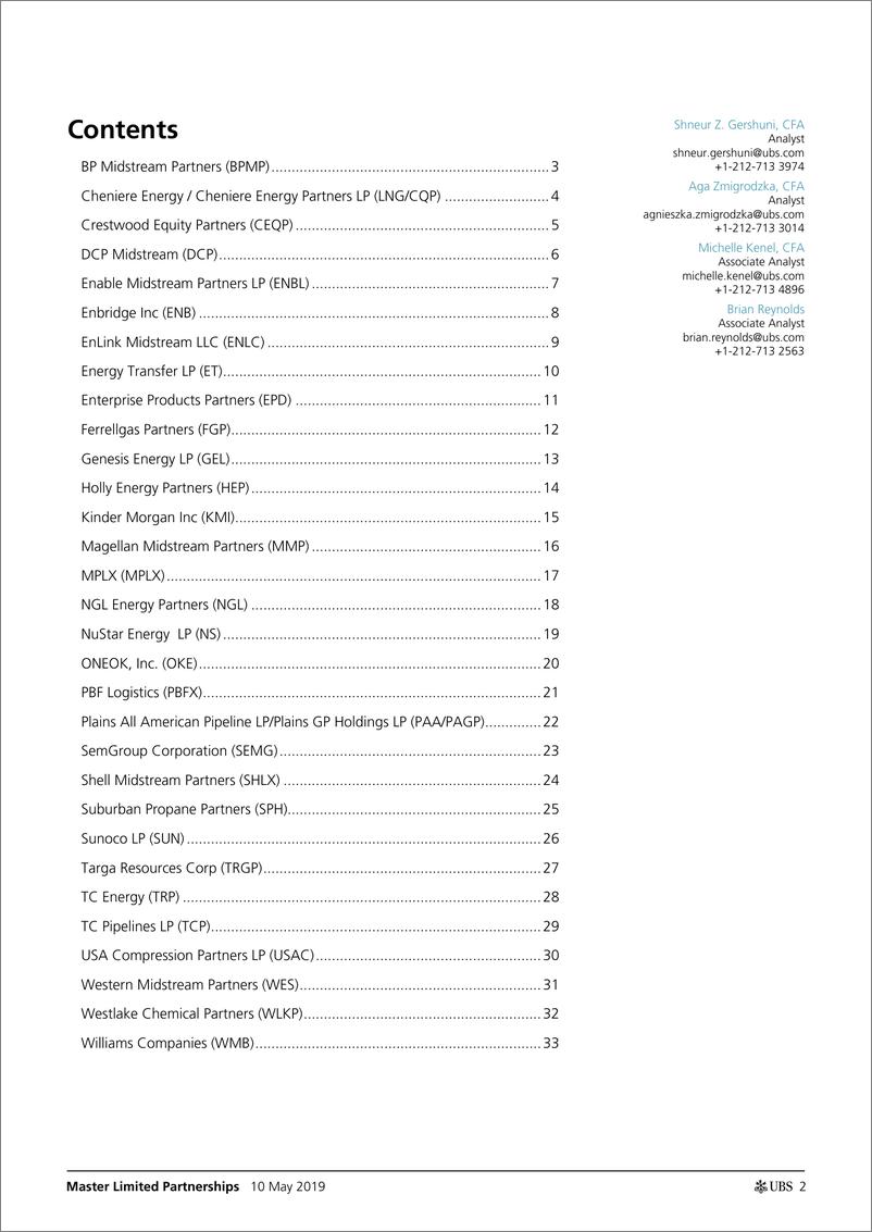 《瑞银-美股-能源行业-美国能源MLPs：问题库-2019.5.10-39页》 - 第3页预览图