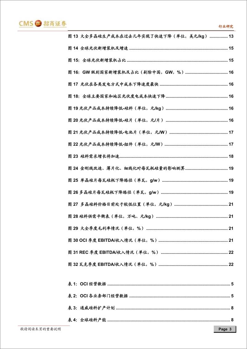 《新能源行业光伏系列报告之（三十）：OCI韩国多晶硅产能将退出，全球份额加速向国内龙头集中-20200212-招商证券-24页》 - 第4页预览图