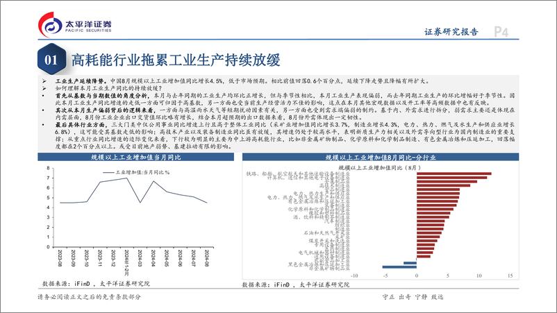 《8月经济数据点评：社零增速小幅回落，制造业仍为投资的主要支撑-240919-太平洋证券-14页》 - 第4页预览图