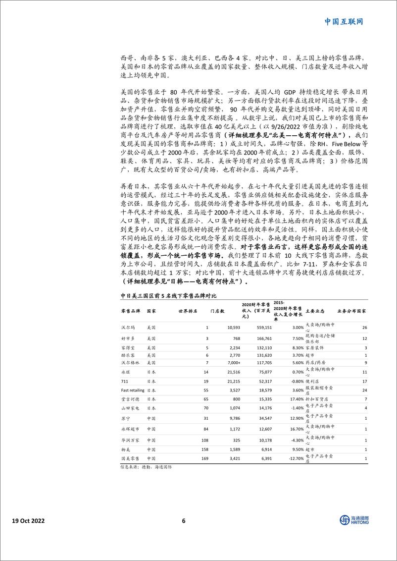 《中国互联网行业：全球电商101，各市场特点及主要选手简介-海通国际》 - 第7页预览图