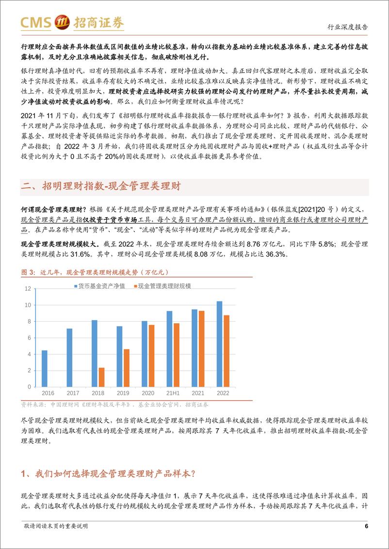 《银行业招明理财指数报2023年6月期：近期理财收益率情况如何？-20230620-招商证券-23页》 - 第7页预览图