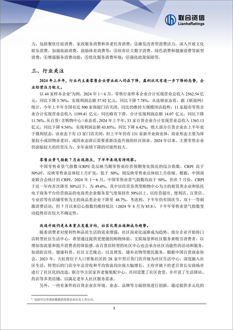 《2024年半年度零售行业运行分析》 - 第4页预览图