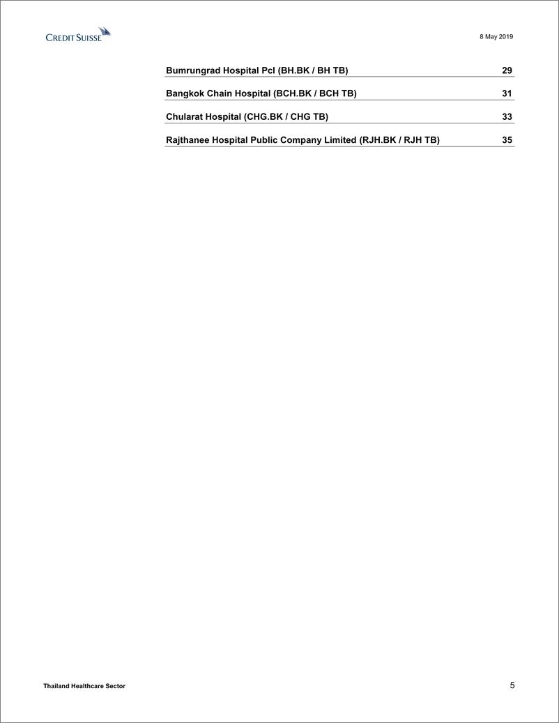 《瑞信-亚太地区-医疗保健行业-泰国医疗保健行业：高端品牌压力大，小品牌更好-2019.5.8-42页》 - 第6页预览图