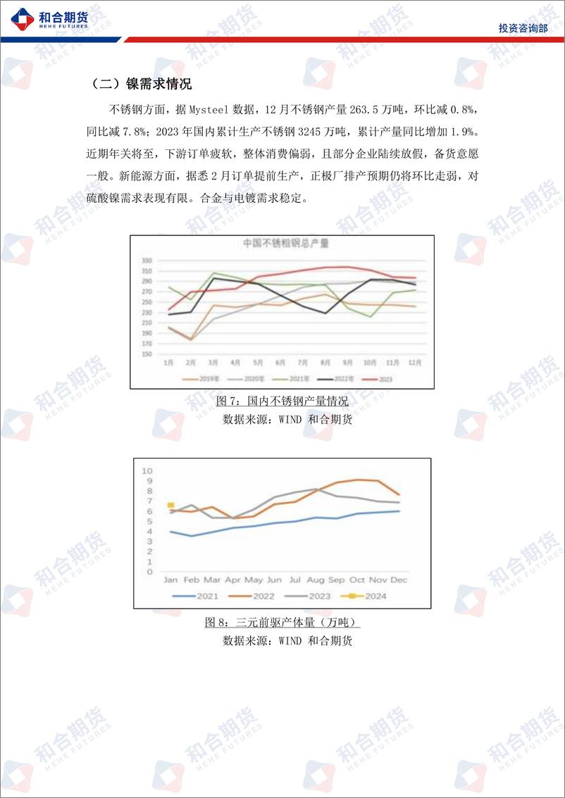 《沪镍月报：上有压力，下有支撑，镍价节前保持区间弱势震荡-20240202-和合期货-10页》 - 第6页预览图