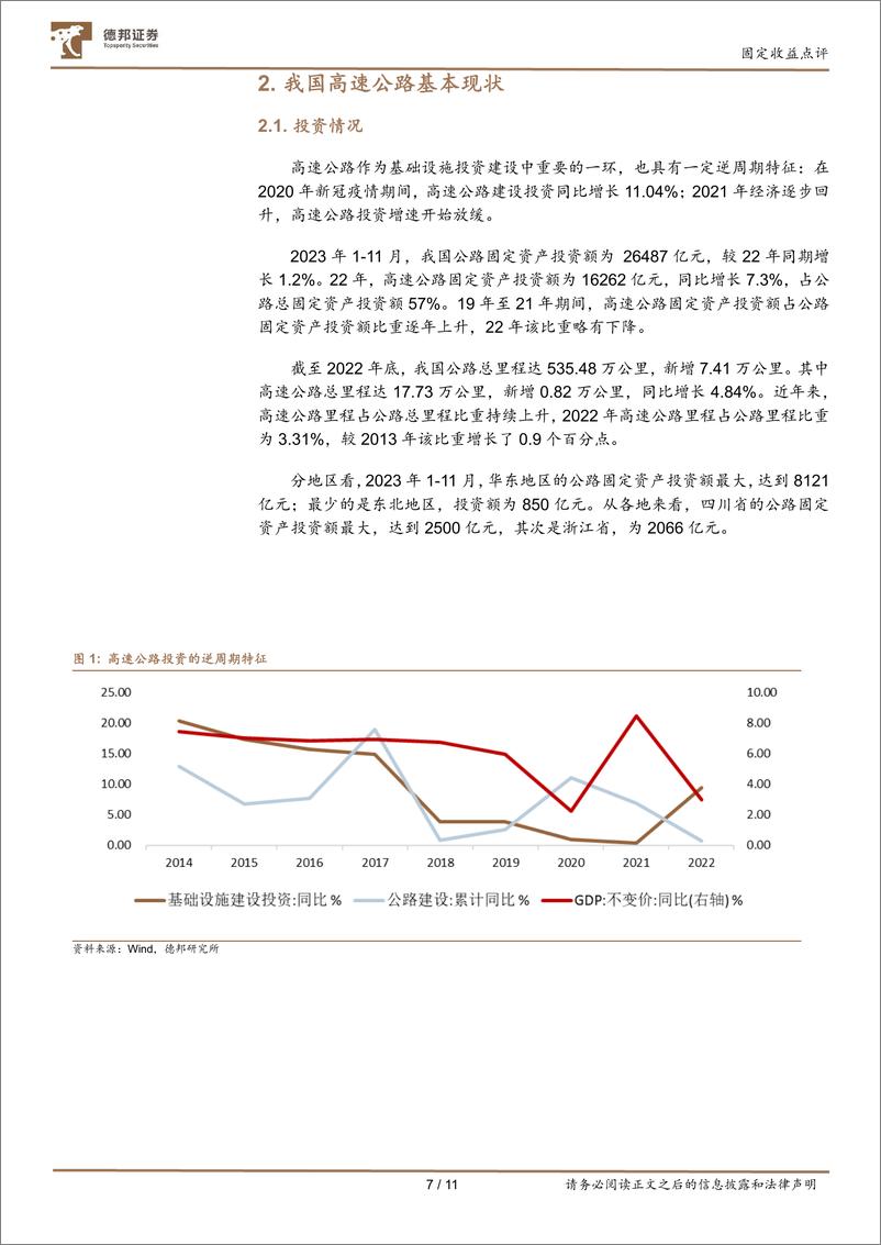 《固定收益点评：高速公路行业简评及债券投资策略-20240207-德邦证券-11页》 - 第7页预览图