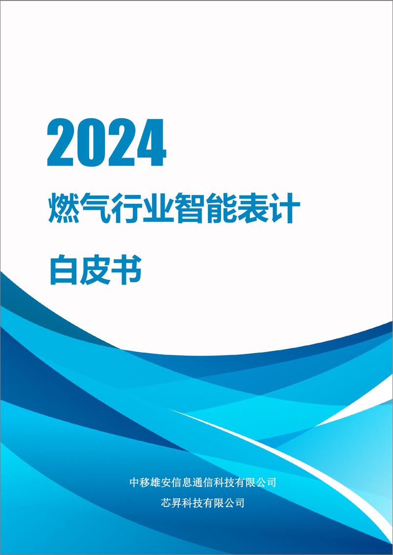 《燃气行业智能表计白皮书-42页》 - 第1页预览图