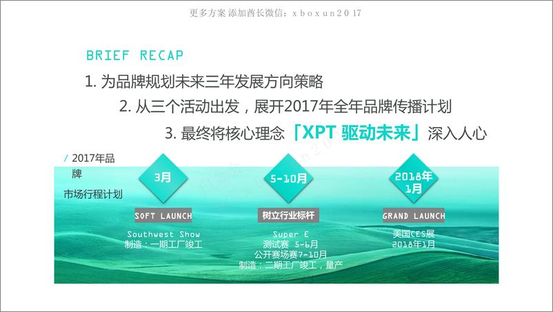 《20180118-2017年XPT品牌传播策略方案20170106》 - 第3页预览图