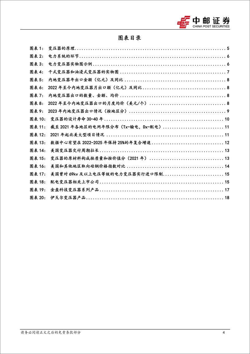 《机械设备行业深度报告：变压器出海之美国篇，需求旺盛支撑高景气，供不应求带来国内企业出海机遇-240717-中邮证券-20页》 - 第4页预览图