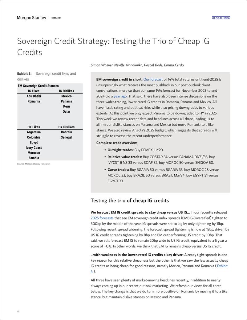 《Morgan Stanley Fixed-Global EM Strategist Home Stretch-112096754》 - 第6页预览图