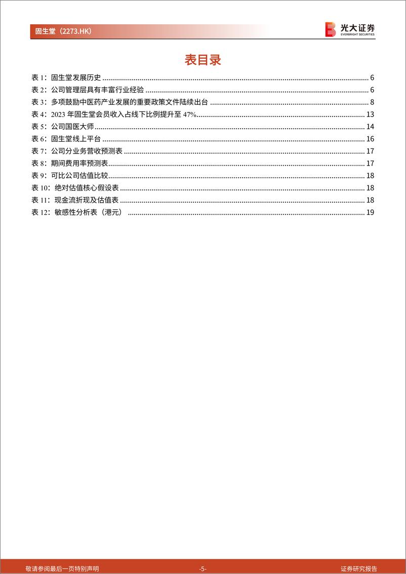 《固生堂(2273.HK)投资价值分析报告：深耕中医诊疗服务行业，线上线下布局奠定龙头地位-241129-光大证券-21页》 - 第5页预览图